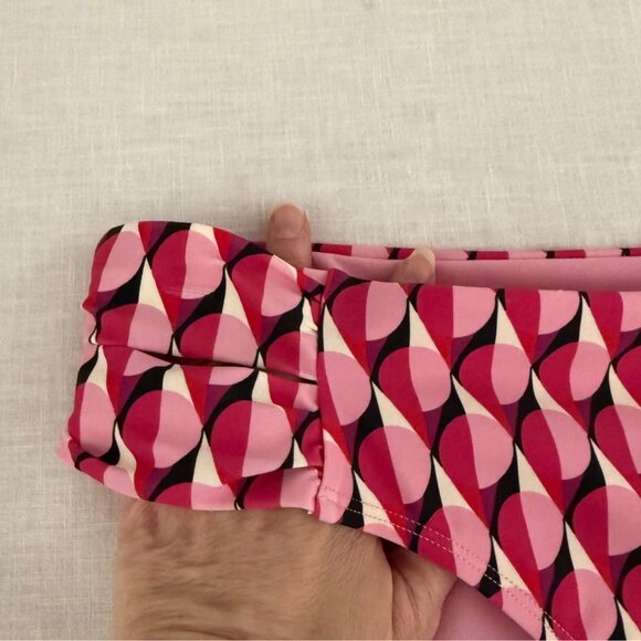 Retro Chic Strappy Bikini Bottoms Size XL Geometric Glam Strappy and Sleek - Picture 9 of 9